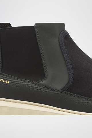 Bottines Chelsea en cuir - Bleu marine