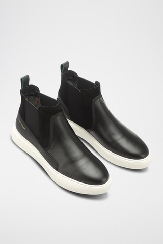 Bottines Chelsea en cuir - Noir