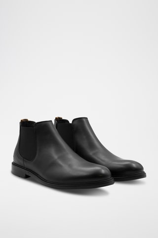 Bottines Chelsea en cuir - Noir