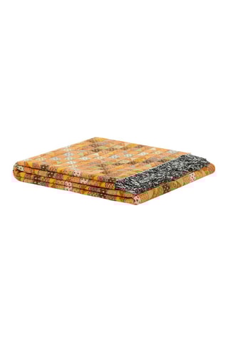 Plaid en laine Chicago - Orange