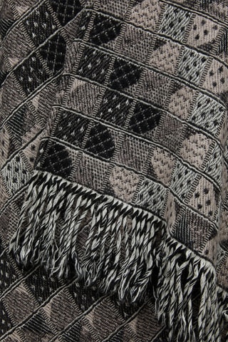 Wollen Poncho Cincinnati Antraciet