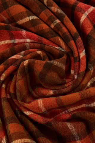 Wollen Sjaal Pisa Oranje en Bruin