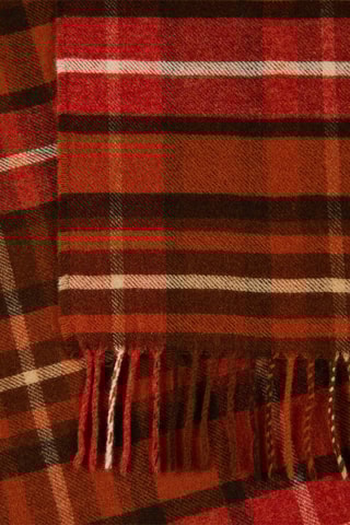 Wollen Sjaal Pisa Oranje en Bruin