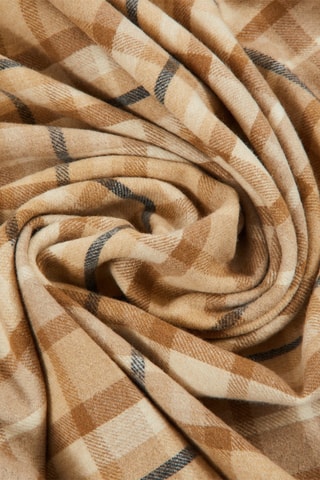 Wollen Sjaal Pisa Beige, Wit en Zwart