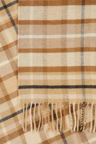 Wollen Sjaal Pisa Beige, Wit en Zwart