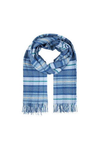 Wollen Sjaal Pisa Turquoise en Blauw