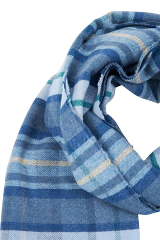 Wollen Sjaal Pisa Turquoise en Blauw