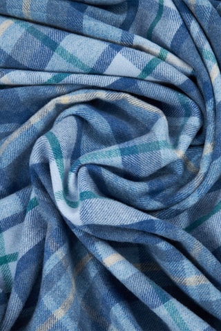 Wollen Sjaal Pisa Turquoise en Blauw