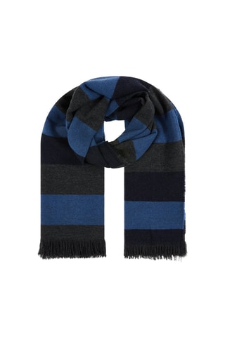 Wollen en Kasjmier Sjaal Vincent Blauw