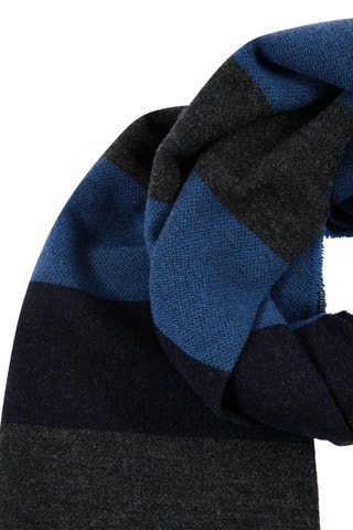 Wollen en Kasjmier Sjaal Vincent Blauw