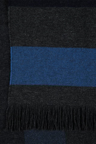 Wollen en Kasjmier Sjaal Vincent Blauw