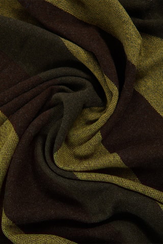 Wollen en Kasjmier Sjaal Vincent Kaki en Bruin