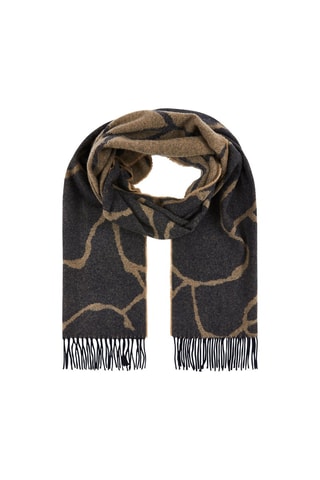 Wollen en Kasjmier Sjaal Victoria Blauw