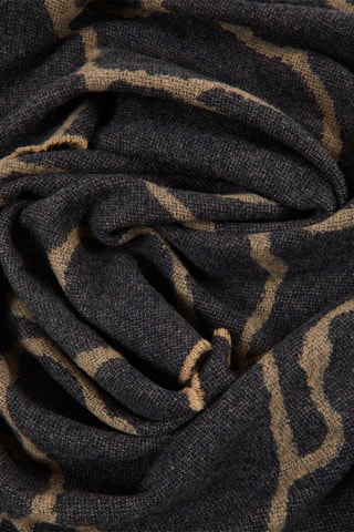 Wollen en Kasjmier Sjaal Victoria Blauw