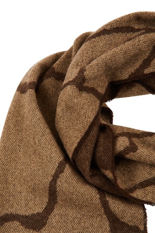 Wollen en Kasjmier Sjaal Victoria Bruin