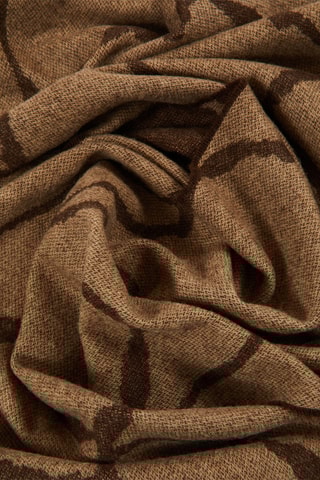 Wollen en Kasjmier Sjaal Victoria Bruin