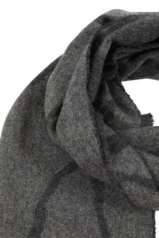 Wollen en Kasjmier Sjaal Victoria Grijs