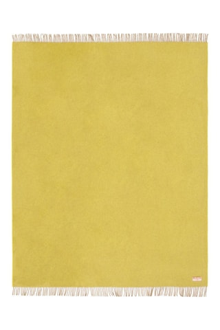 Plaid en cachemire Harry - Moutarde