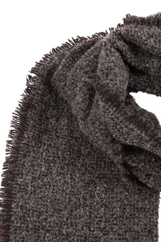 Wollen en Kasjmier Sjaal Jackie Antraciet