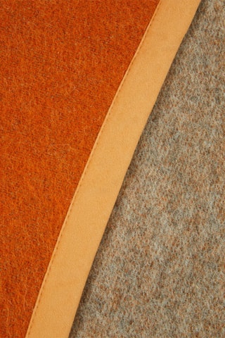 Plaid en laine vierge - Orange - 210 x 250 cm