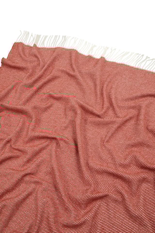 Plaid Paola - Terracotta - 130 x 170 cm