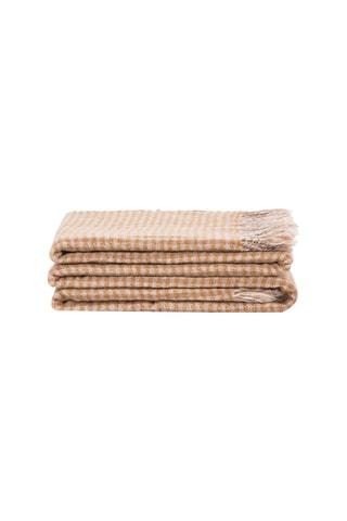 Merinowollen Plaid Teseo - Beige - 130 x 180 cm