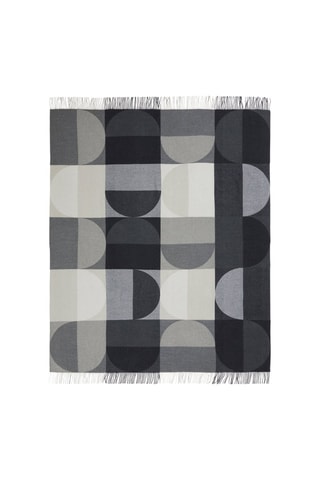 Plaid en laine vierge Giotto - Gris - 140 x 190 cm