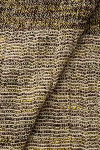 Plaid en laine Filigrana - Beige et marron - 130 x 180 cm