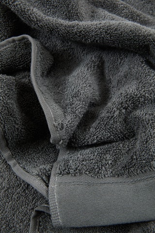 Drap de bain en coton organique - Anthracite - 100 x 150 cm