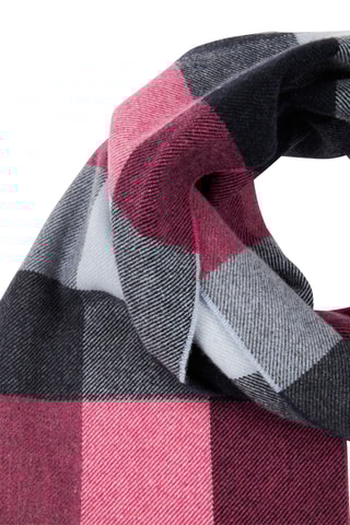 Wollen Sjaal Moscova - Roze en Marineblauw