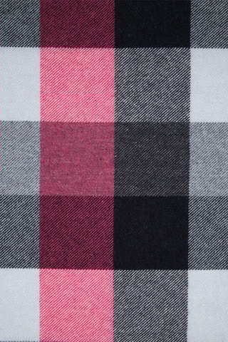 Wollen Sjaal Moscova - Roze en Marineblauw