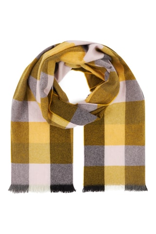 Wollen Sjaal Moscova - Roze en Groen