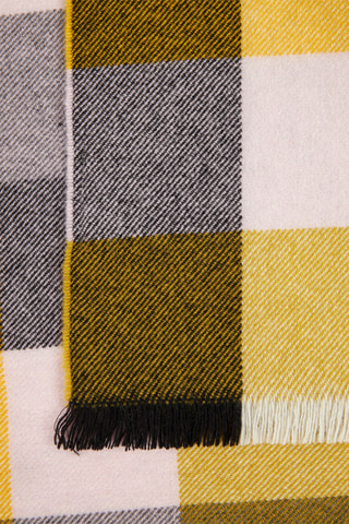 Wollen Sjaal Moscova - Roze en Groen