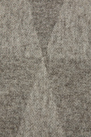 Coussin en laine Rime - Gris - 43 x 43 cm