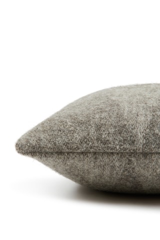 Coussin en laine Rime - Gris - 43 x 43 cm