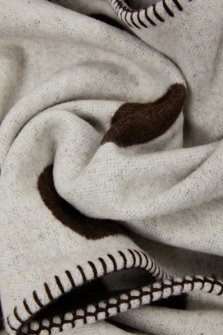 Wollen Sjaal Triennale - Wit