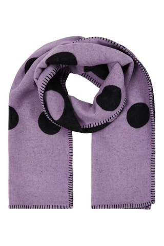 Wollen Sjaal Triennale - Paars