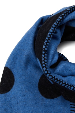 Wollen Sjaal Triennale - Kobaltblauw