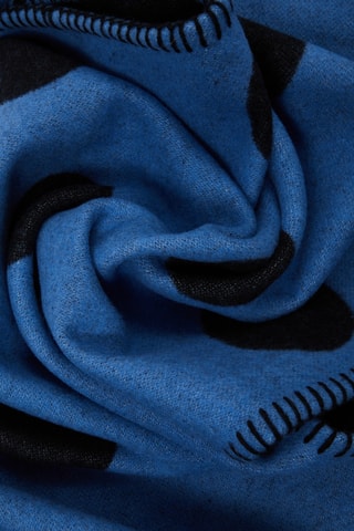 Wollen Sjaal Triennale - Kobaltblauw
