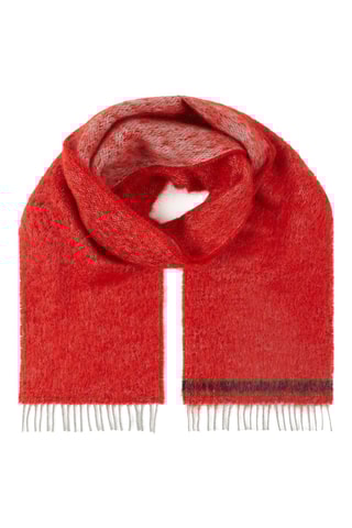 Wollen en Mohair Sjaal Rossi Story - Rood