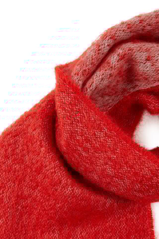 Wollen en Mohair Sjaal Rossi Story - Rood