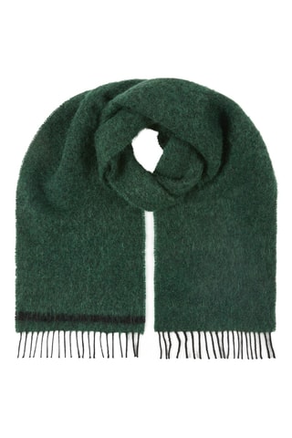 Wollen en Mohair Sjaal Rossi Story - Smaragdgroen