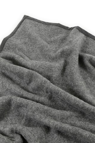 Wollen Deken Marta Sp - Donkergrijs - 210 x 180 cm