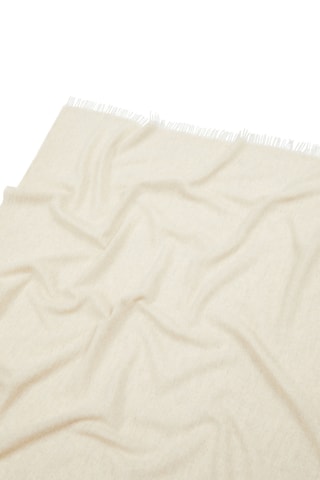 Wollen en Merinowollen Sjaal Cosmo - Beige