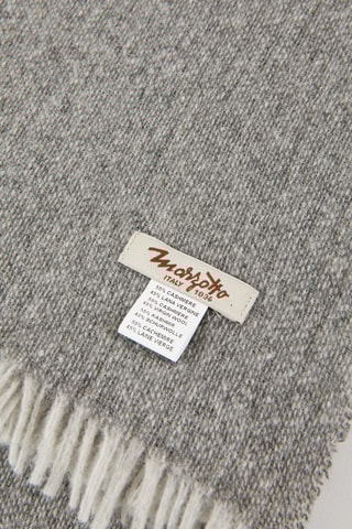 Wollen en Merinowollen Sjaal Cosmo - Grijs