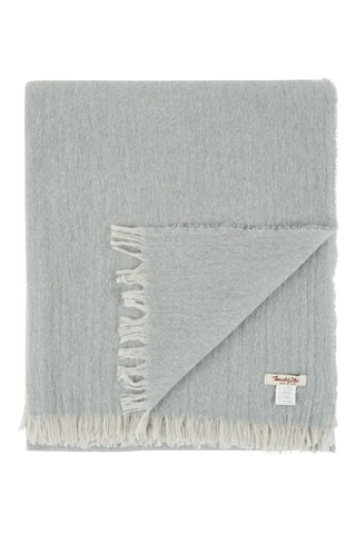 Wollen en Merinowollen Sjaal Cosmo - Blauwgrijs