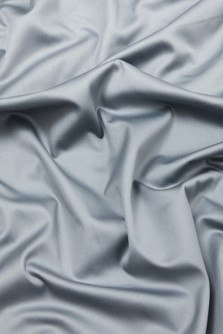 2 taies d’oreiller en satin de coton 45 fils/cm² Este - Gris foncé - 80 x 50 cm