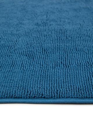Tapis Pantelleria - Bleu canard - 50 x 80 cm