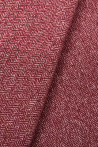 Merinoswollen en Kasjmier Plaid Cassiopea - Bordeauxrood - 130 x 180 cm