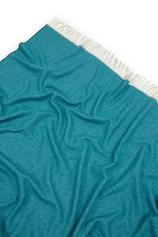 Wollen Plaid Ef Cashwool - Pauwblauw - 130 x 180 cm